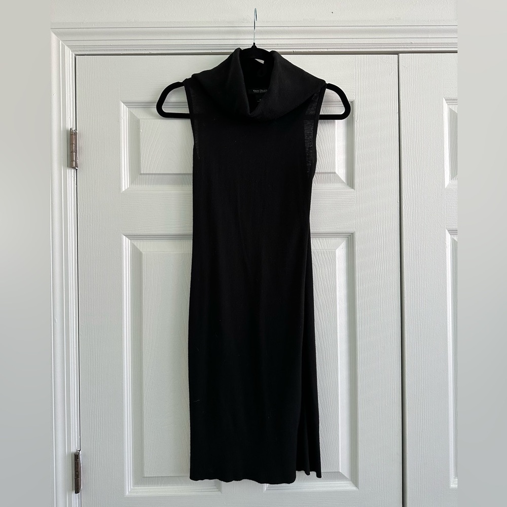 Sleeveless Turtleneck Dress